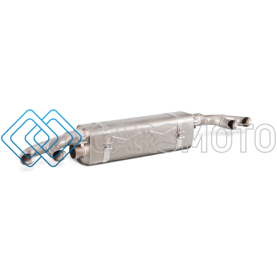 AKRAPOVIC S-PO/TI/6H ВЫХЛОПНАЯ СИСТЕМА SLIP-ON LINE (TITANIUM) ДЛЯ PORSCHE 911 TURBO / TURBO S (991.2) (БЕЗ НАСАДОК И ДИФФУЗОРА)