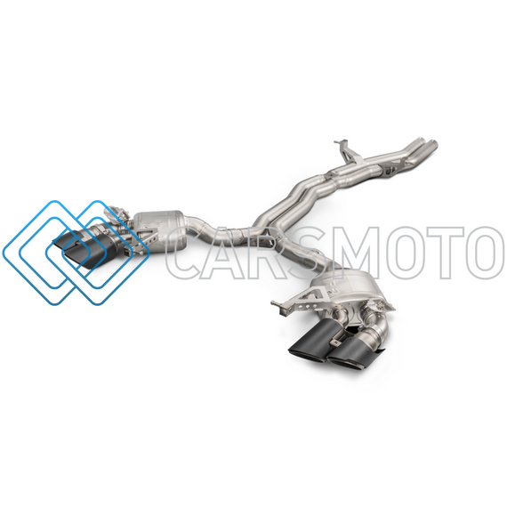 AKRAPOVIC S-PO/TI/7H ВЫХЛОПНАЯ СИСТЕМА EVOLUTION LINE TITANIUM С НАСАДКАМИ TITANIUM ДЛЯ PORSCHE MACAN TURBO (95B)