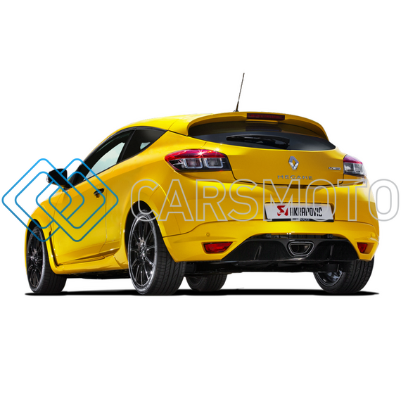 AKRAPOVIC S-RE/T/1 ВЫХЛОПНАЯ СИСТЕМА EVOLUTION LINE CAT-BACK TITANIUM И НАСАДКАМИ CARBON ДЛЯ RENAULT MEGANE COUPE RS