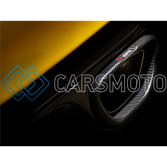 AKRAPOVIC S-RE/T/1 ВЫХЛОПНАЯ СИСТЕМА EVOLUTION LINE CAT-BACK TITANIUM И НАСАДКАМИ CARBON ДЛЯ RENAULT MEGANE COUPE RS