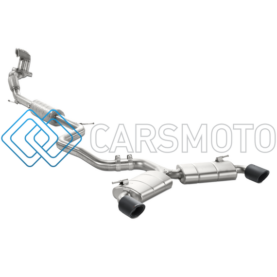 AKRAPOVIC S-VW/T/1 ВЫХЛОПНАЯ СИСТЕМА EVOLUTION LINE (TITANIUM) С КАТАЛИЗАТОРОМ И НАСАДКАМИ CARBON ДЛЯ VW GOLF GTI (VII)