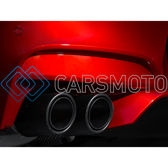 AKRAPOVIC TP-CT/1 НАСАДКИ НА ГЛУШИТЕЛЬ CARBON 115 ММ ДЛЯ CHEVROLET CORVETTE Z06 / ZR1 (C6)