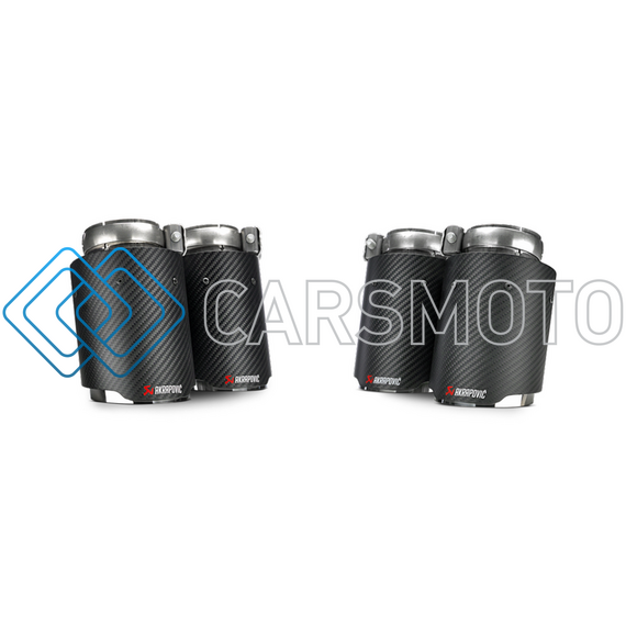 AKRAPOVIC TP-CT/26 НАСАДКИ НА ГЛУШИТЕЛЬ CARBON ДЛЯ BMW M3 / M4 (F80 / F82)