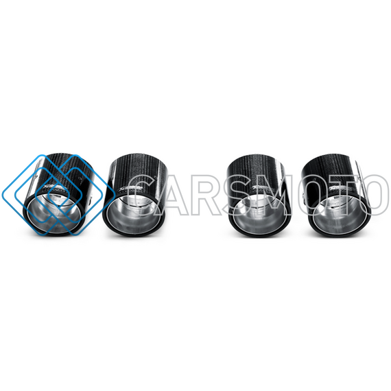 AKRAPOVIC TP-CT/3 НАСАДКИ НА ГЛУШИТЕЛЬ CARBON ДЛЯ BMW M3 (E90 / E92 / E93)