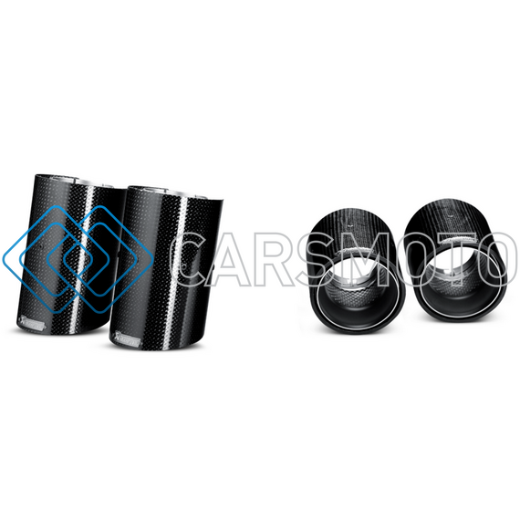AKRAPOVIC TP-CT/3 НАСАДКИ НА ГЛУШИТЕЛЬ CARBON ДЛЯ BMW M3 (E90 / E92 / E93)