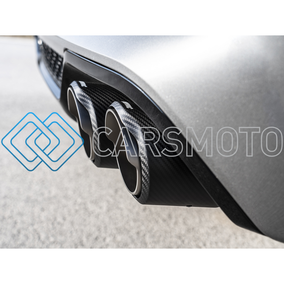AKRAPOVIC TP-CT/5 НАСАДКИ НА ГЛУШИТЕЛЬ CARBON ДЛЯ BMW 1 SERIES M COUPE (E82)
