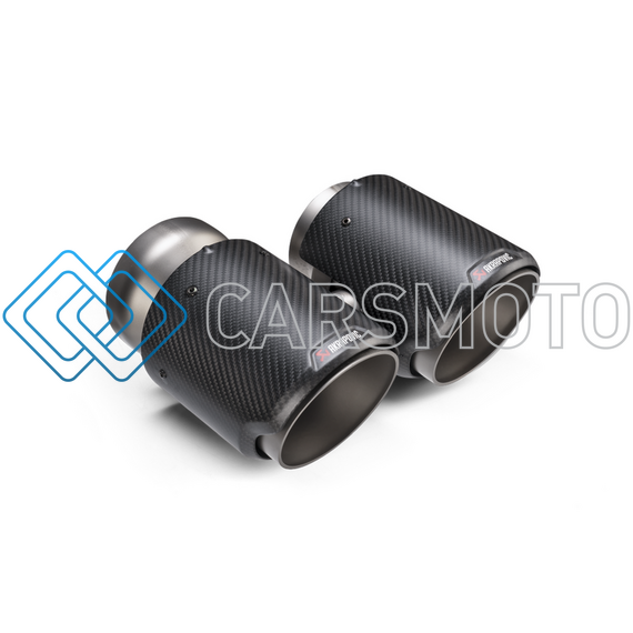 AKRAPOVIC TP-CT/68 КОМПЛЕКТ НАСАДОК CLASSIC CARBON ДЛЯ BMW M2 (G87) / M3 (G80) / M4 (G82)