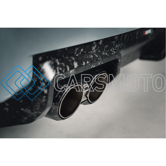 AKRAPOVIC TP-CT/73/CF КОМПЛЕКТ НАСАДОК НА ГЛУШИТЕЛЬ CHOPPED CARBON ДЛЯ BMW M2 COUPE (G87)