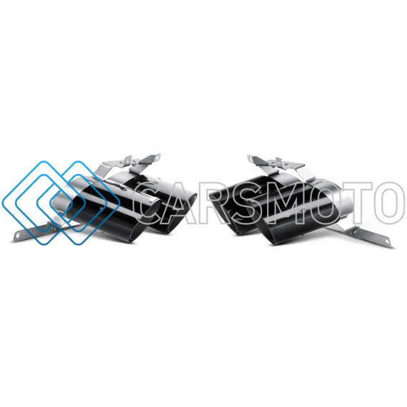AKRAPOVIC TP-CT/8 НАСАДКИ НА ГЛУШИТЕЛЬ CARBON ДЛЯ LAMBORGHINI GALLARDO LP 570-4 COUPE / SPYDER