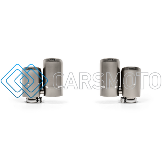 AKRAPOVIC TP-T/S/18 КОМПЛЕКТ НАСАДОК (TITANIUM) ДЛЯ PORSCHE PANAMERA TURBO
