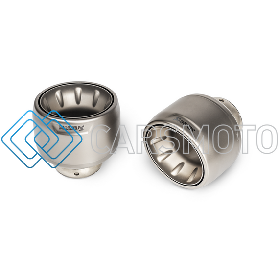 AKRAPOVIC TP-T/S/2 НАСАДКИ НА ГЛУШИТЕЛЬ TITANIUM ДЛЯ VW SCIROCCO R