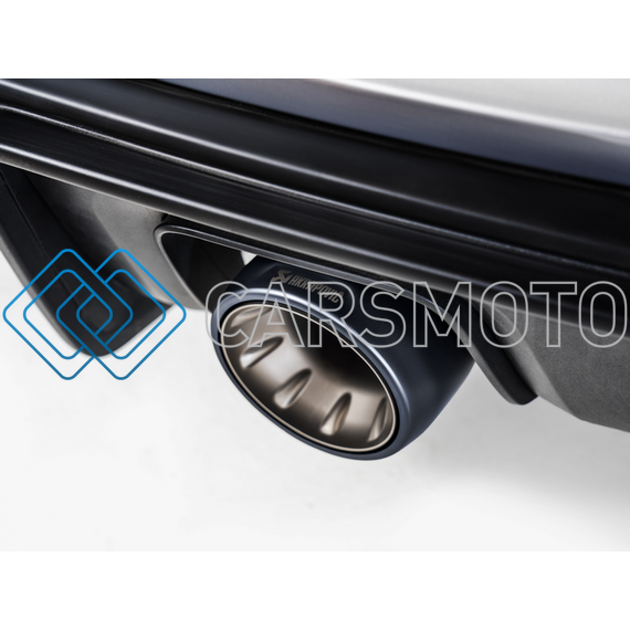 AKRAPOVIC TP-T/S/28 КОМПЛЕКТ НАСАДОК BLACK COATED TITANIUM ДЛЯ PORSCHE CAYMAN GT4 (718)