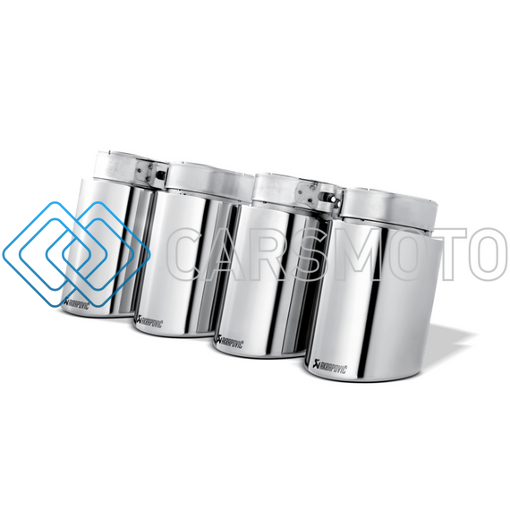 AKRAPOVIC TP-T/S/5 НАСАДКИ НА ГЛУШИТЕЛЬ TITANIUM ДЛЯ BMW M5 (F10)