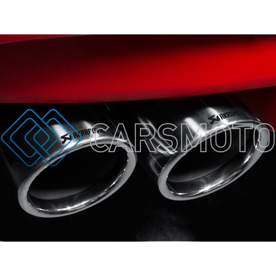 AKRAPOVIC TP-T/S/5 НАСАДКИ НА ГЛУШИТЕЛЬ TITANIUM ДЛЯ BMW M5 (F10)
