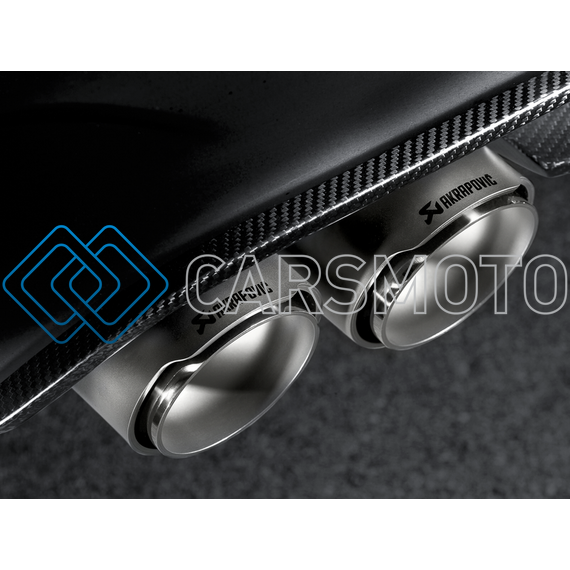 AKRAPOVIC TP-T/S/8 НАСАДКИ НА ГЛУШИТЕЛЬ TITANIUM ДЛЯ BMW M3 / M4 (F80 / F82)