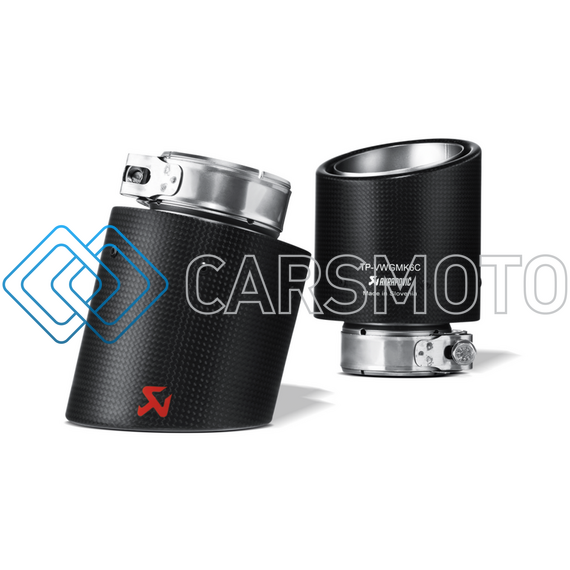 AKRAPOVIC TP-VWGMK6-CA НАСАДКИ НА ГЛУШИТЕЛЬ CARBON ДЛЯ VW GOLF GTD (VI)
