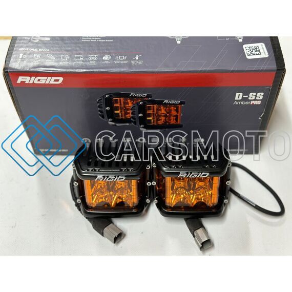 RIGID 262214 СВЕТОДИОДНЫЕ ФАРЫ D-SS AMBER PRO (7 СВЕТОДИОДОВ) ДАЛЬНИЙ СВЕТ (ПАРА)