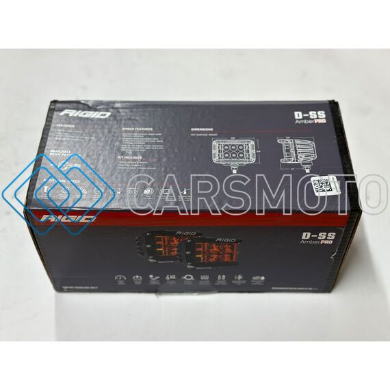 RIGID 262214 СВЕТОДИОДНЫЕ ФАРЫ D-SS AMBER PRO (7 СВЕТОДИОДОВ) ДАЛЬНИЙ СВЕТ (ПАРА)