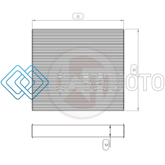 WAGNER TUNING 004001013-001 685X489X50MM RADIATOR CORE