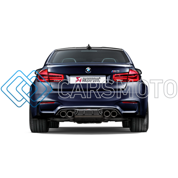 AKRAPOVIC DI-BM/CA/4/G ЗАДНИЙ ДИФФУЗОР CARBON (ГЛЯНЦЕВЫЙ) ДЛЯ BMW M3 (F80)