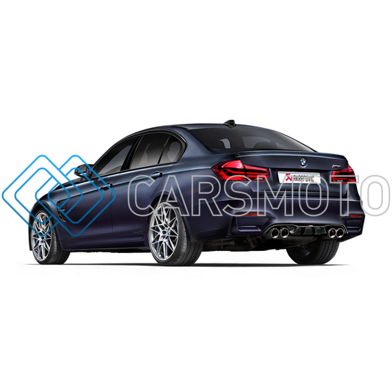 AKRAPOVIC DI-BM/CA/4/G ЗАДНИЙ ДИФФУЗОР CARBON (ГЛЯНЦЕВЫЙ) ДЛЯ BMW M3 (F80)