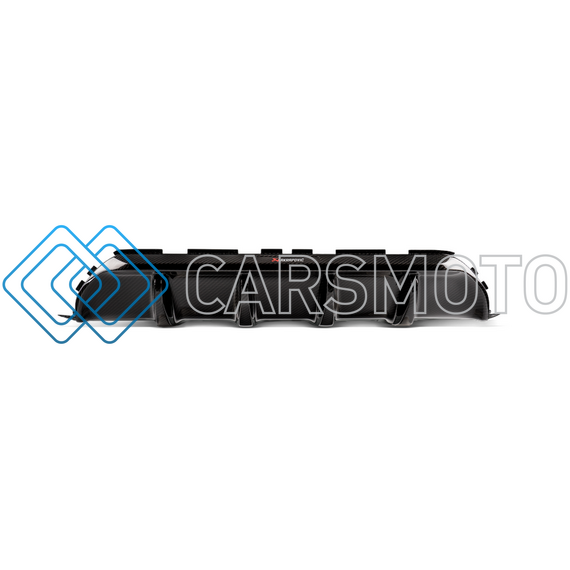 AKRAPOVIC DI-BM/CA/5/G/RS ЗАДНИЙ ДИФФУЗОР CARBON (ГЛЯНЦЕВЫЙ С КРАСНО-БЕЛЫМ ЛОГОТИПОМ) ДЛЯ BMW M5 (F90)