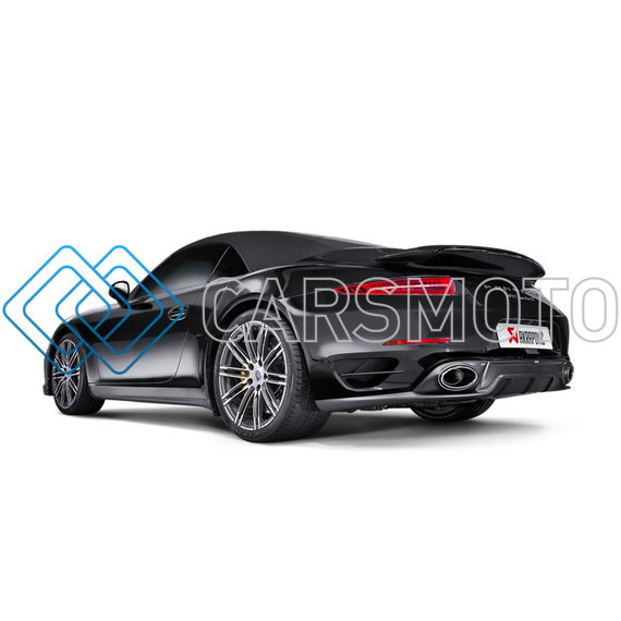AKRAPOVIC DI-PO/CA/2 ЗАДНИЙ ДИФФУЗОР CARBON (МАТОВЫЙ) ДЛЯ PORSCHE 911 TURBO/TURBO S (991)  