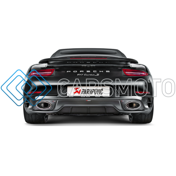 AKRAPOVIC DI-PO/CA/2 ЗАДНИЙ ДИФФУЗОР CARBON (МАТОВЫЙ) ДЛЯ PORSCHE 911 TURBO/TURBO S (991)  