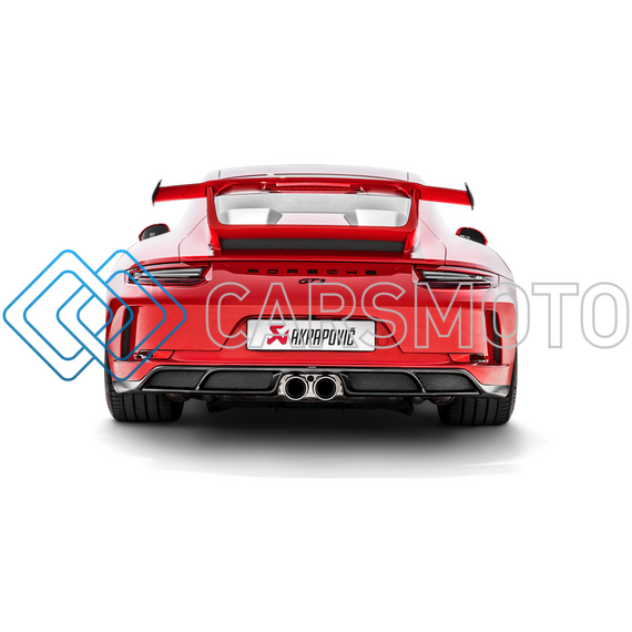 AKRAPOVIC DI-PO/CA/6/M ЗАДНИЙ ДИФФУЗОР CARBON (МАТОВЫЙ) ДЛЯ PORSCHE 911 GT3 (991.2)