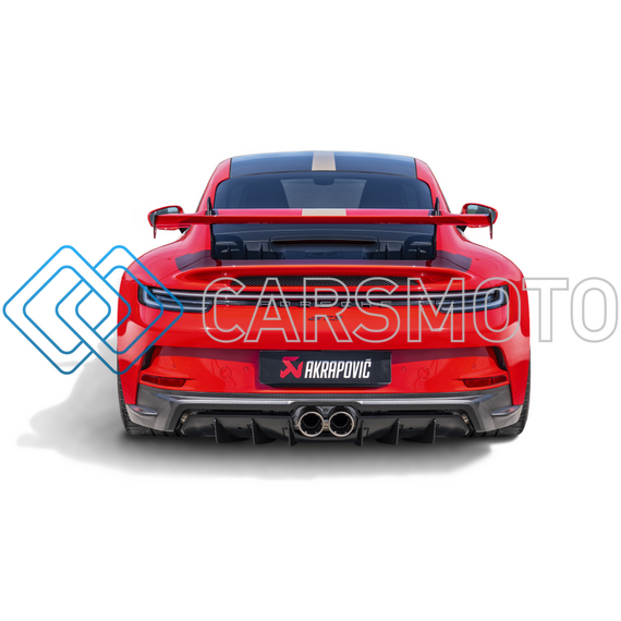 AKRAPOVIC DI-PO/CA/9/M ЗАДНИЙ ДИФФУЗОР CARBON (МАТОВЫЙ) ДЛЯ PORSCHE 911 GT3 (992)
