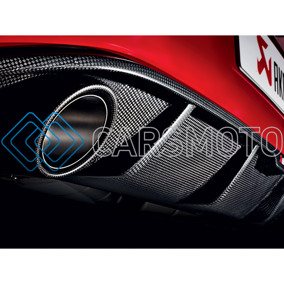 AKRAPOVIC DI-VW/CA/1 ЗАДНИЙ ДИФФУЗОР CARBON (МАТОВЫЙ) ДЛЯ VOLKSWAGEN GOLF GTI (VII)  