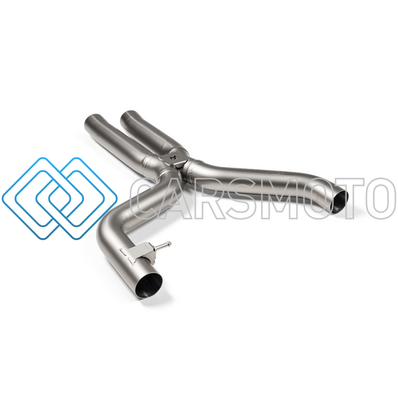 AKRAPOVIC E-BM/T/14 EVOLUTION SHORT LINK PIPE (TITANIUM) БЕЗ РЕЗОНАТОРА ДЛЯ BMW M2 (G87) / M3 (G80) / M4 (G82)