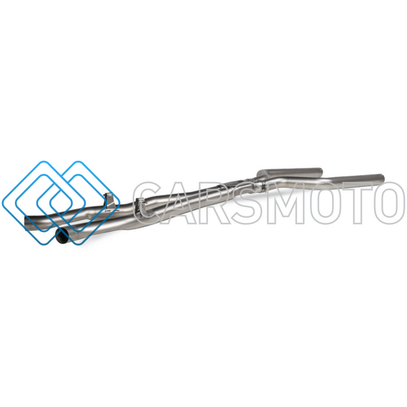 AKRAPOVIC E-BM/T/9 КОМПЛЕКТ EVOLUTION LINK PIPE (TITANIUM) С OPF ДЛЯ BMW M8 (F91 / F92)