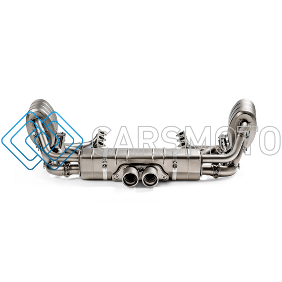 AKRAPOVIC E-PO/T/4 КОМПЛЕКТ EVOLUTION HEADER (TITANIUM) ДЛЯ PORSCHE 911 GT3 (991.2)