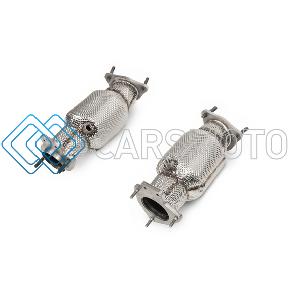AKRAPOVIC L-CO/SS/1 КОМПЛЕКТ LINK PIPE С КАТАЛИЗАТОРОМ (СТАЛЬ) ДЛЯ CHEVROLET CORVETTE C8