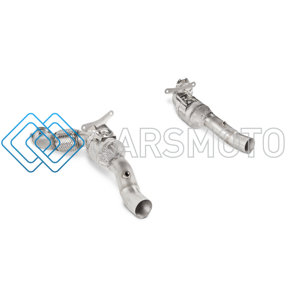 AKRAPOVIC L-FE/SS/1 LINK PIPE (СТАЛЬ) С КАТАЛИЗАТОРОМ ДЛЯ FERRARI 488 GTB/SPYDER