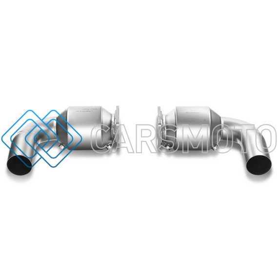 AKRAPOVIC L-PO997TFLS-100 LINK PIPE TITANIUM С КАТАЛИЗАТОРОМ ДЛЯ PORSCHE 911 TURBO/TURBO S (997)