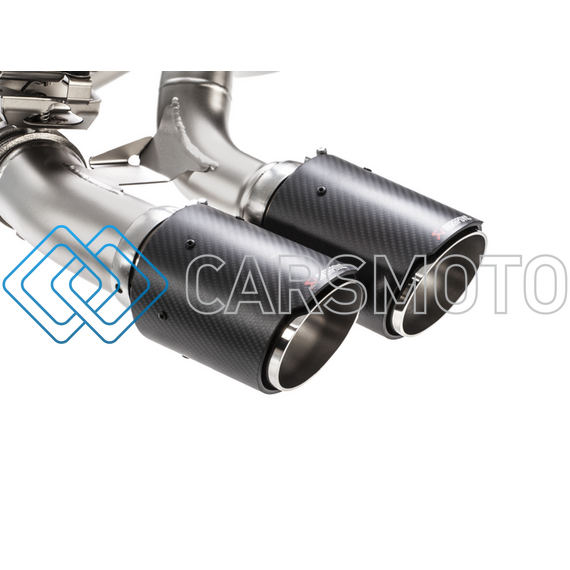 AKRAPOVIC M-BM/T/8H ВЫХЛОПНАЯ СИСТЕМА SLIP-ON LINE (TITANIUM) ДЛЯ BMW M3 / M4 (F80 / F82)