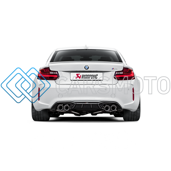 AKRAPOVIC M-BM/T/8H ВЫХЛОПНАЯ СИСТЕМА SLIP-ON LINE (TITANIUM) ДЛЯ BMW M3 / M4 (F80 / F82)