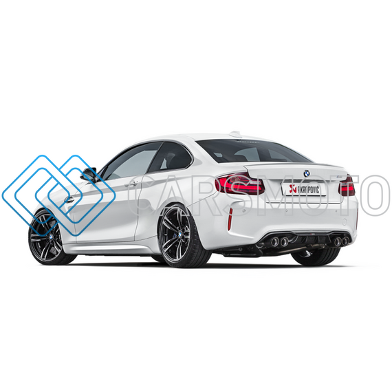 AKRAPOVIC M-BM/T/8H ВЫХЛОПНАЯ СИСТЕМА SLIP-ON LINE (TITANIUM) ДЛЯ BMW M3 / M4 (F80 / F82)
