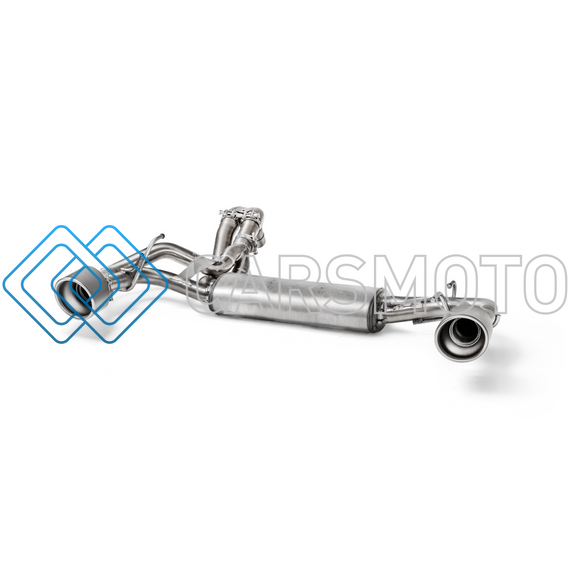 AKRAPOVIC M-FI/SS/1H ВЫХЛОПНАЯ СИСТЕМА (СТАЛЬ) ДЛЯ FIAT ABARTH 500/595C/TURISMO 1.4L