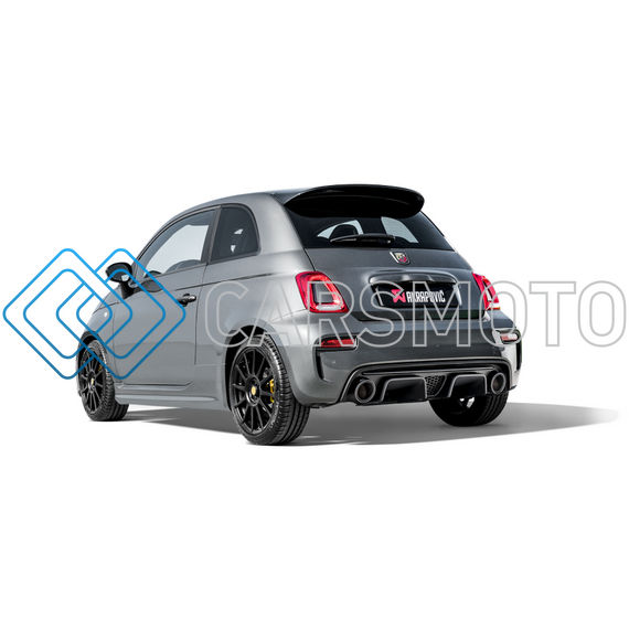 AKRAPOVIC M-FI/SS/1H ВЫХЛОПНАЯ СИСТЕМА (СТАЛЬ) ДЛЯ FIAT ABARTH 500/595C/TURISMO 1.4L