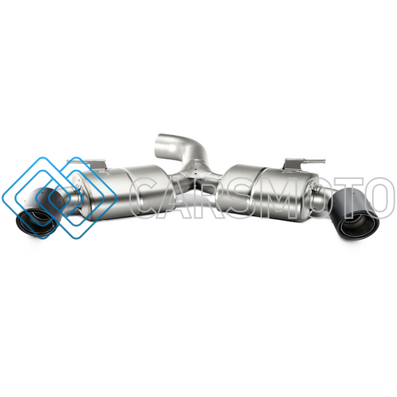 AKRAPOVIC MTP-VW/T/4H ВЫХЛОПНАЯ СИСТЕМА SLIP-ON RACE LINE (TITANIUM) С НАСАДКАМИ CARBON ДЛЯ VOLKSWAGEN GOLF GTI (VII FL) PERFORMANCE