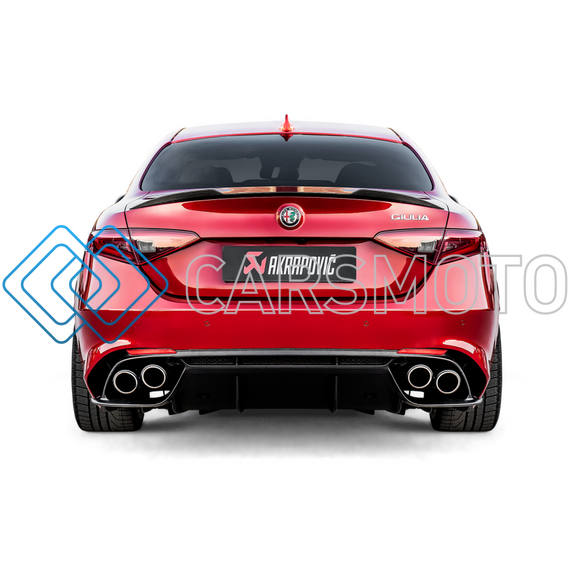 AKRAPOVIC S-AR/TI/1H ВЫХЛОПНАЯ СИСТЕМА EVOLUTION LINE (TITANIUM) ДЛЯ ALFA ROMEO GIULIA QUADRIFOGLIO