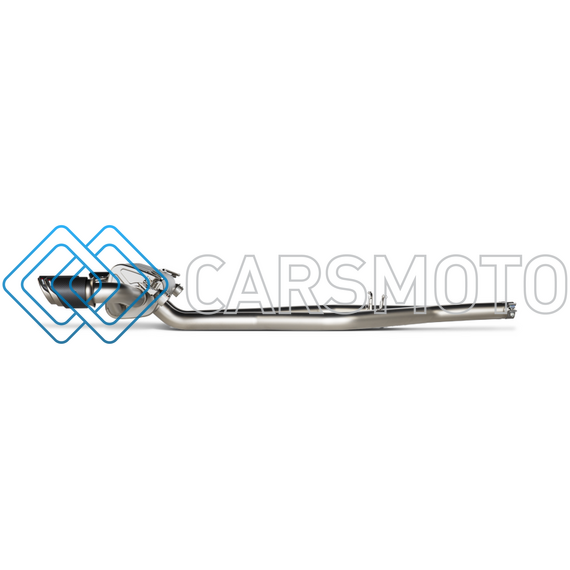 AKRAPOVIC S-AR/TI/6H ВЫХЛОПНАЯ СИСТЕМА SLIP-ON (TITANIUM) С НАСАДКАМИ TITANIUM / CARBON ДЛЯ ALFA ROMEO STELVIO QUADRIFOGLIO