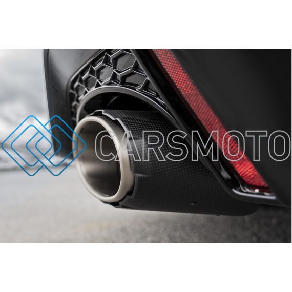 AKRAPOVIC S-AU/T/1H ВЫХЛОПНАЯ СИСТЕМА EVOLUTION LINE (TITANIUM) С OPF ДЛЯ AUDI RS6 AVANT (C8)