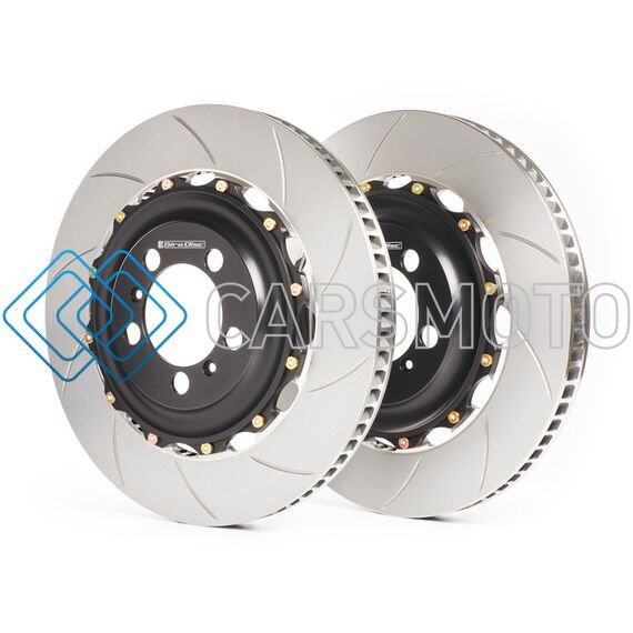 GIRODISC A1-008 MITSUBISHI LANCER EVO 6-9 SLOTTED FRONT ROTORS