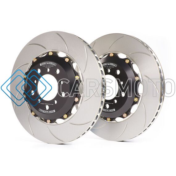 GIRODISC A1-012 01-06 BMW M3 (E46 W/345MM FRONT ROTOR) SLOTTED FRONT ROTORS