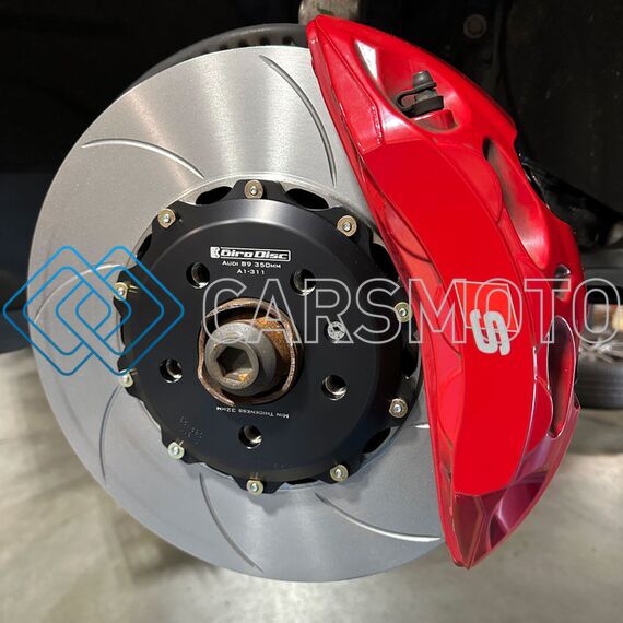 GIRODISC A1-311 AUDI B9 S4/S5/SQ5 ZINC PLATED SLOTTED FRONT 2-PIECE ROTORS