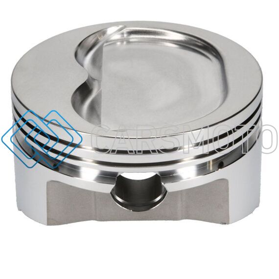 JE PISTONS 139628 350 SBC DISH -16CC- SET OF 8 PISTONS